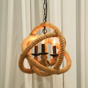 Rope Globe Chandelier