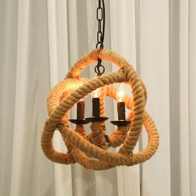 Rope Globe Chandelier
