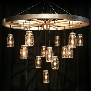 Wagon Wheel Chandelier